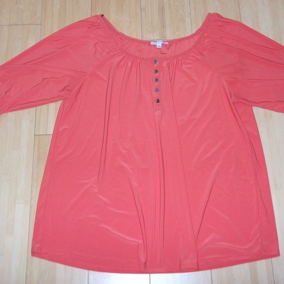 🔥SALE🔥 Notations Woman Plus Size 2X Blouse Shirt - Picture 7 of 8